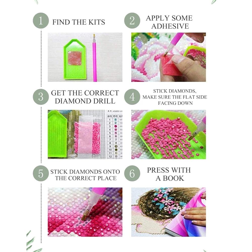 Diamond Painting Kit Completo Drill,Kit Pittura Diamante 5D Fai da Te,DIY Strass Ricamo a Punto Croce Artigianato,Passatempo per Adulti Quadri con Perline,Home Wall Decor Bella Signora Gatto 70x140cm