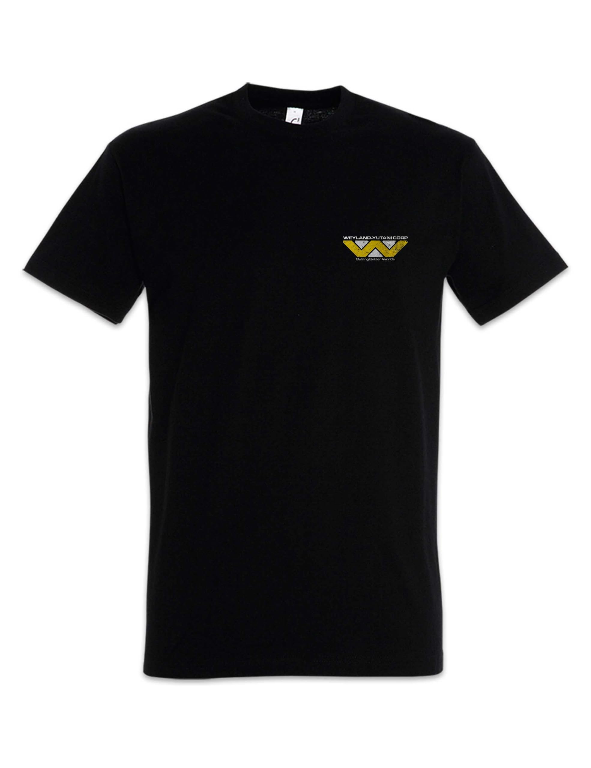 Urban Backwoods Men's Black Weyland Yutani Corp T-Shirt With Back Print, Xxl