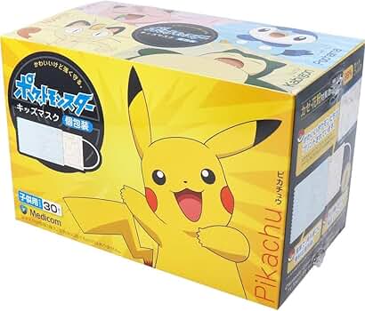 Amazon.co.jp: ポケットモンスター キッズマスク 子供用サイズ 個包装