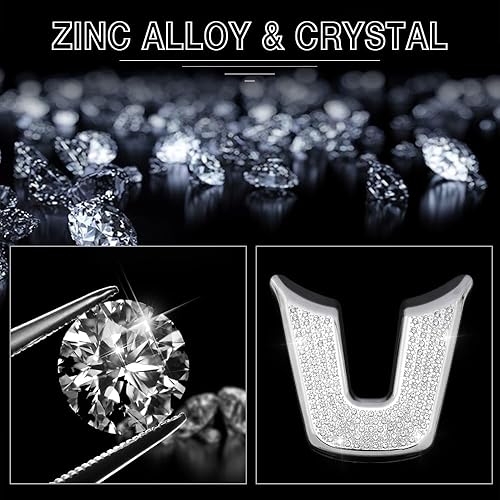 Miniatura 5 de CARFIB Accesorios brillantes para Mercedes Benz, accesorios para volante, calcomanías de cristal para decoración interior de automóvil para clase A,