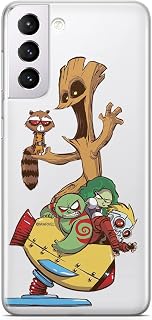 ERT Group Handyhülle für Samsung S21 Original und offiziell Lizenziertes Marvel Muster Guardians of The Galaxy 020 optimal an die Form des Handy angepasst, teilweise transparent