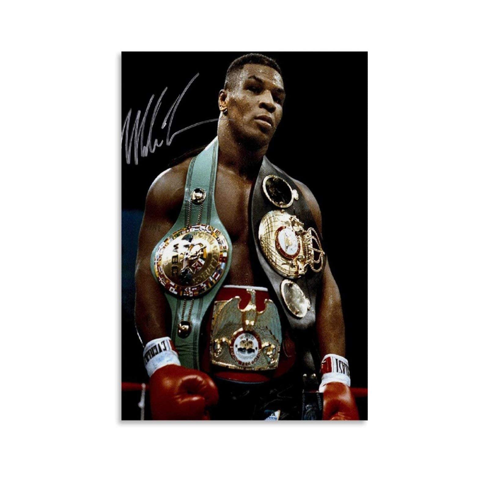 Cadeau Mike Tyson tableau boxe pour decoration de chambre