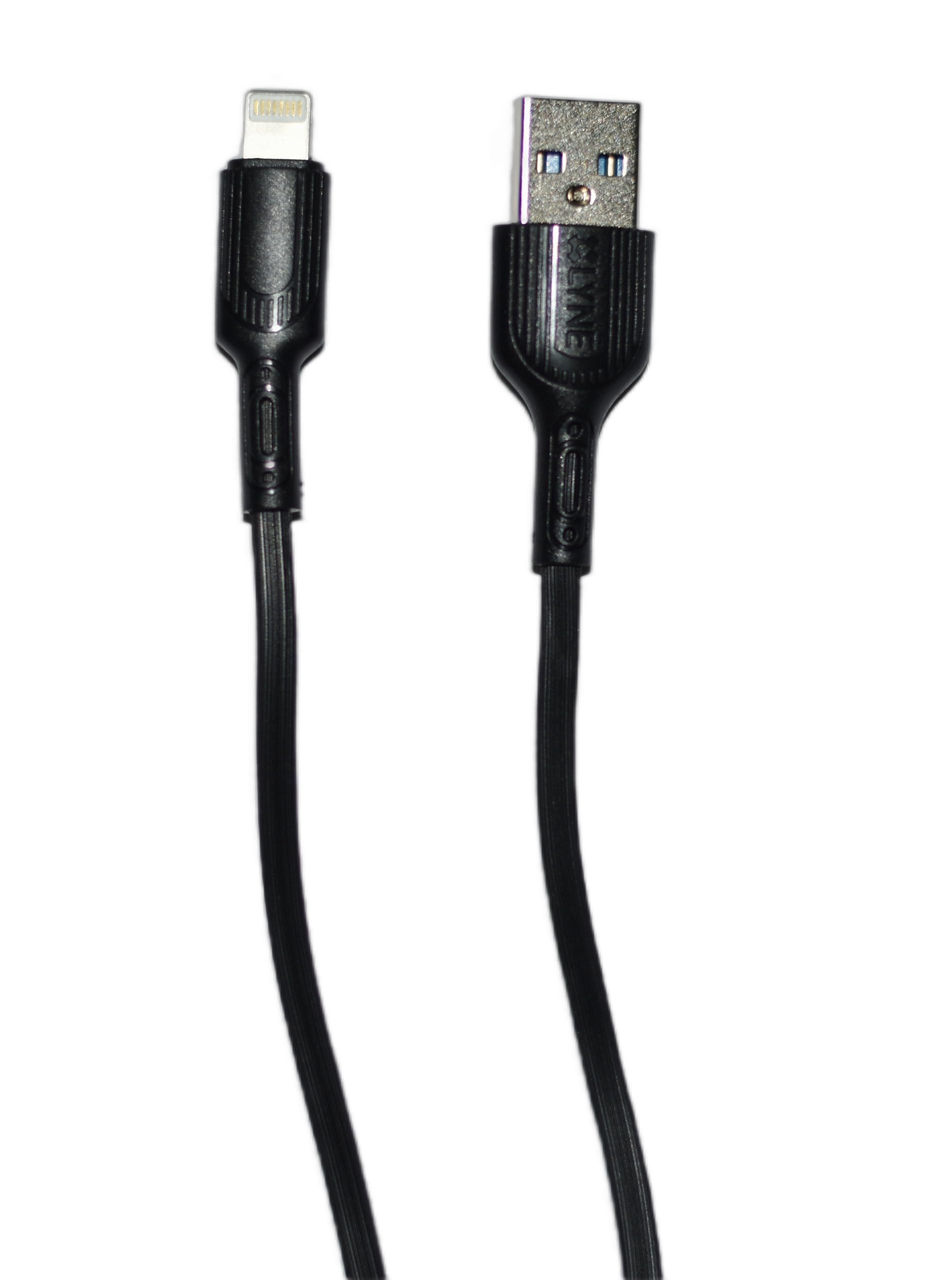 Lyne Fast Charger Cable Tangle-free, Data Transfer Cable, Compatible for iPhone with 2.4A Rapid Charging & Fast Data Transmission, 1Mtr (Black) Flexy1 (B0CFFM8GRH) Amazon Price History, Amazon Price Tracker