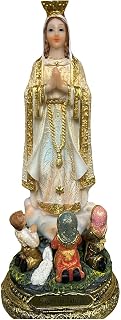 Lady of Fatima with Children – Virgen de Fatima Statue | Our Lady of Peace Catholic Art | Religious Figurine for Home, Church, or Altar