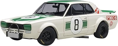 AUTOartÂ â€“Â 87177Â â€“Â Nissan Skyline GT-R KPGC10Â Japan GP 1971Â â€“Â 1: 18Â ScaleÂ â€“Â White/Green