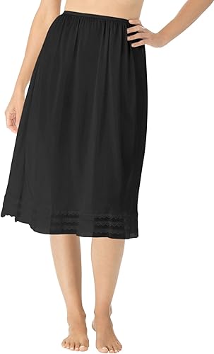 Comfort Choice Talla grande para mujer Snip-To-Fit Half Slip