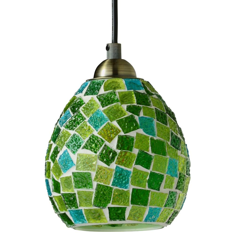 新品ステンドグラスランプ モザイク ampoule_21490-21492