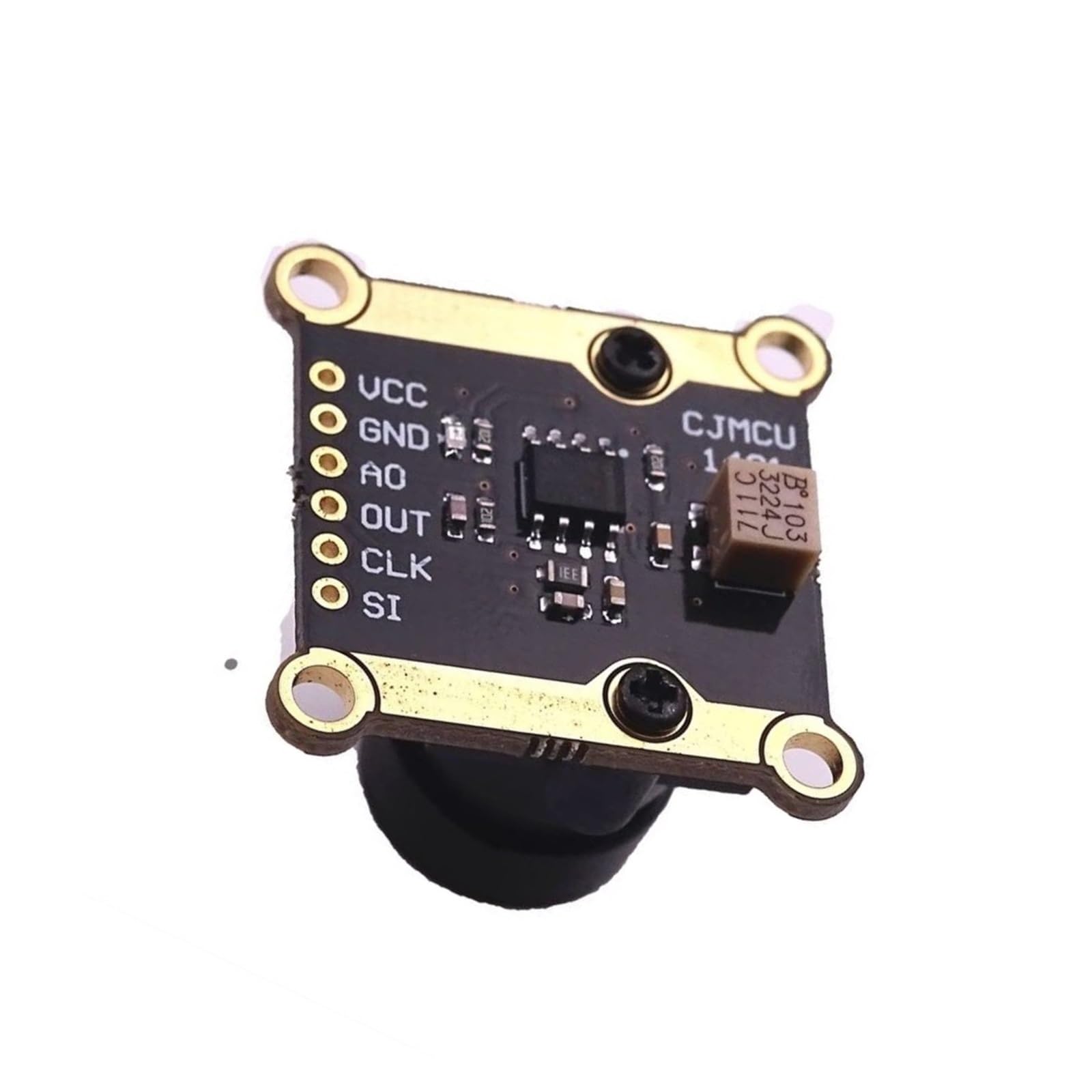 JMCU-1401 TSL1401CL Lineares CCD-Sensormodul, 3V-5V 128X1 Array mit Haltefunktion und Ultraweitwinkelobjektiv, Tracking-Sensormodul