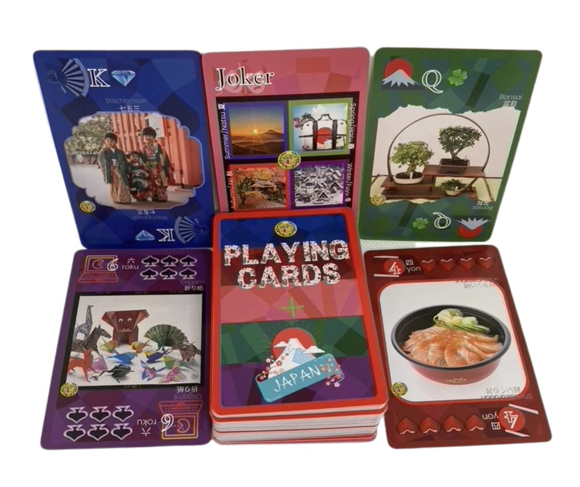 Olives Jeu de cartes + Japon & Olives UNO+Japan Set (2 decks : 54+108 belles cartes toutes différentes) Caractéristique Art japonais Langue Culture Souvenir populaire OIJ