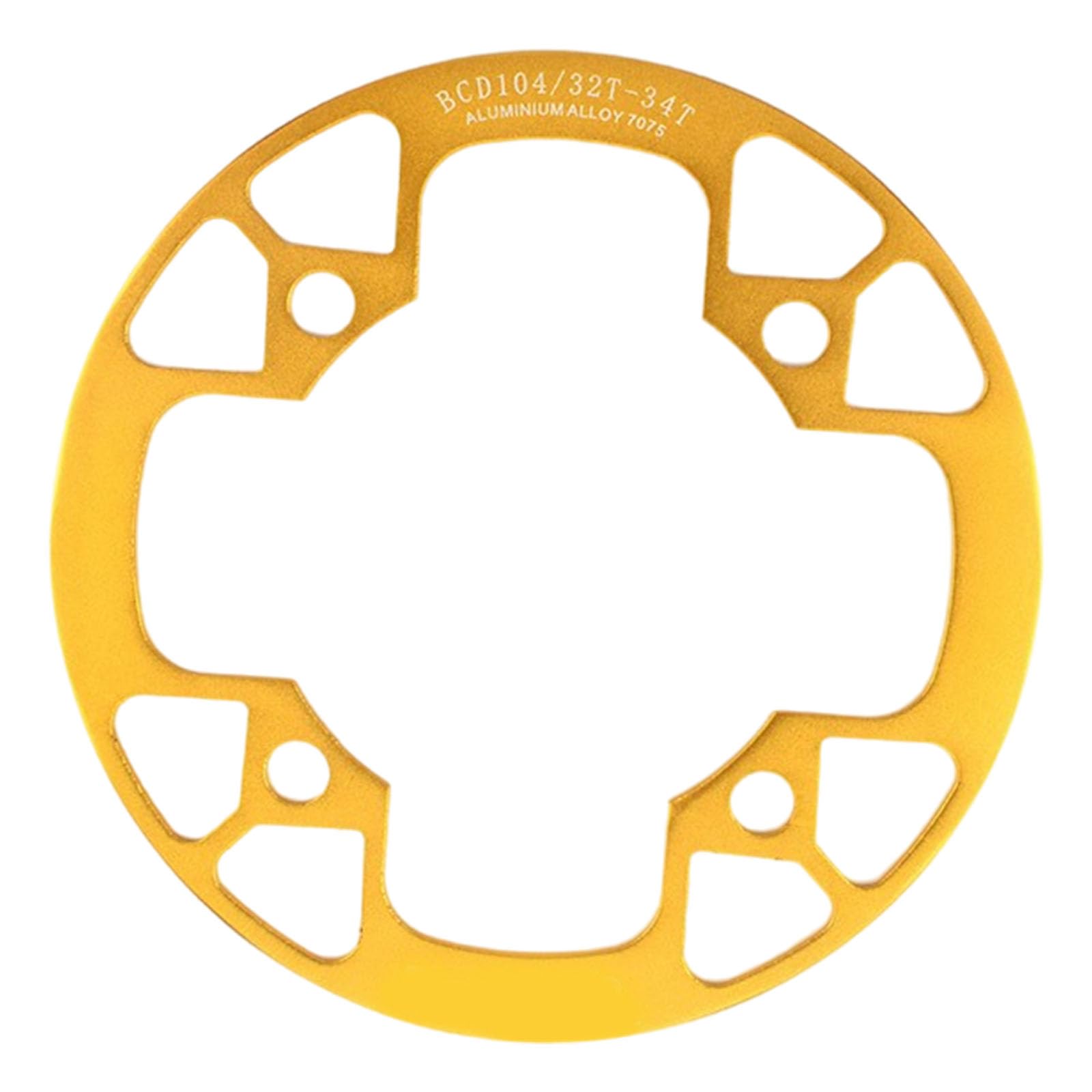 GMBYLBY Mountain Bike Chainwheel Guard Covers Bike Protections Plate Aluminum Alloy Bicycles Chainring Enduring Bicycles Sprocket Crankset Protector