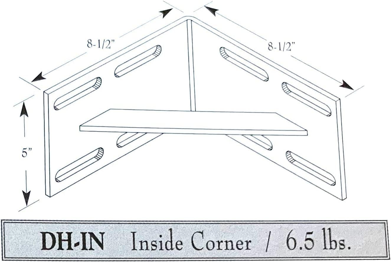 DH in Galvanized Inside Corner