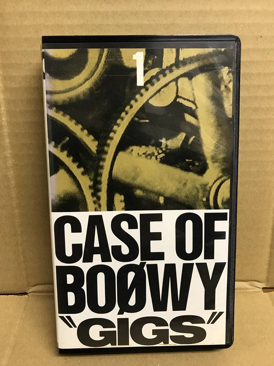 Amazon.co.jp: T-734 日本ロック名作VHS BOOWY GIGS CASE OF
