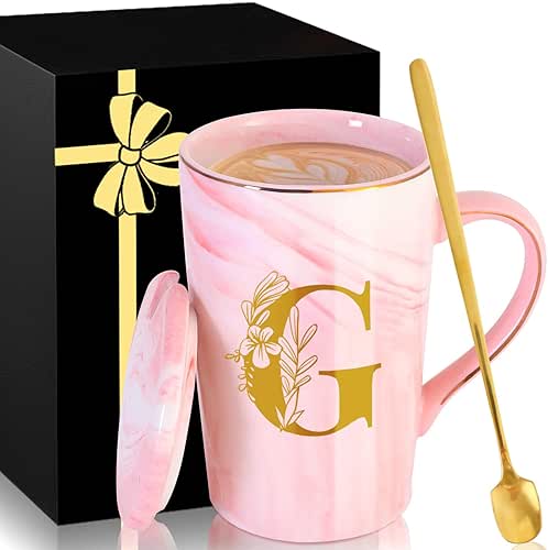 Personalized Ceramic Coffee Mug with Lid Cup Happy Birthday Gifts