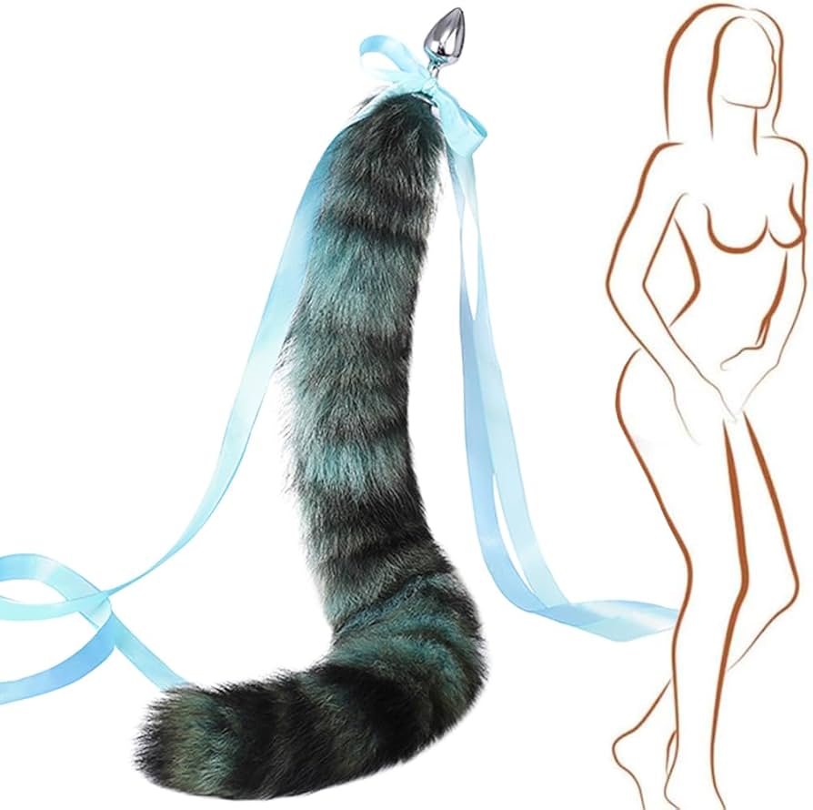 アナル tail Amazon.co.jp: バットプラグフォックステール人工手作り猫テールアナルプラグ緑がかった黒セクシー大人用おもちゃSM小道具女性用アナルエクスパンダー-25CM Tail|2.2CM Butt Plug : ドラッグストア