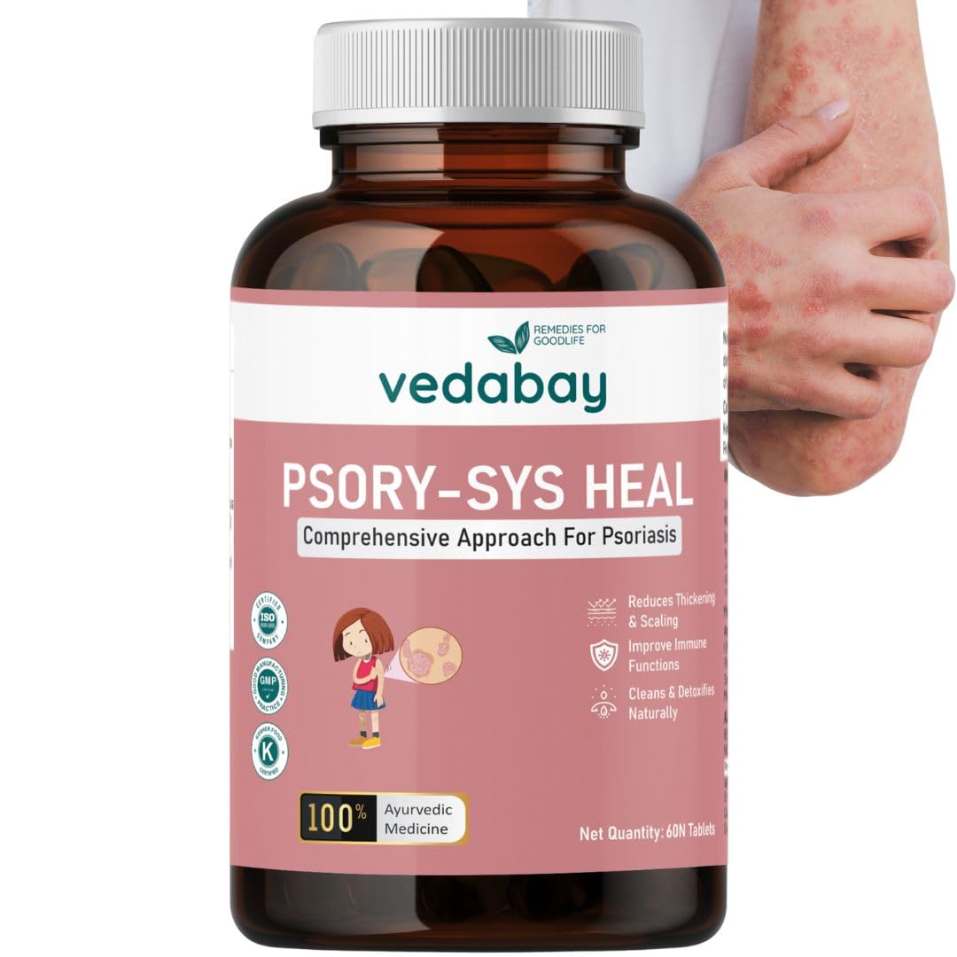 See full amazon price history chart for Vedabay Psoriasis Management Capsules, Approved by Ministry of Ayush, Government of India, Helps in Redness, Itchy Skin, Scaling & Skin Disorders, Normalise Skin Immune System - 60 Capsules Vedabay Psoriasis Management Capsules, Approved by Ministry of Ayush, Government of India, Helps in Redness, Itchy Skin, Scaling & Skin Disorders, Normalise Skin Immune System - 60 Capsules (B0D91SMX9F) Amazon Price History, Amazon Price Tracker