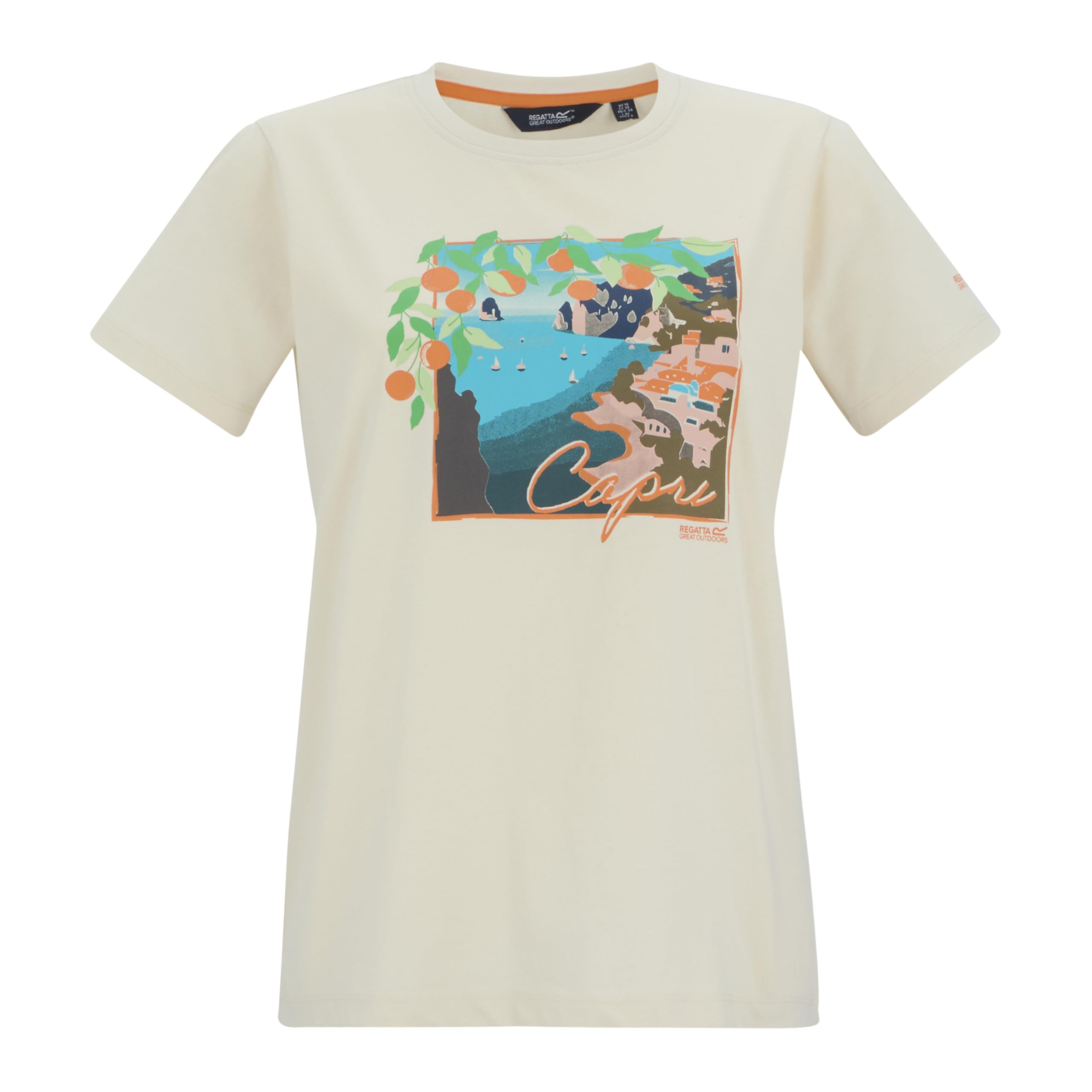 Regatta Women's Lghtvnlacapr Filandra Ix Breathable T-Shirt in Size 14, Sports Direct