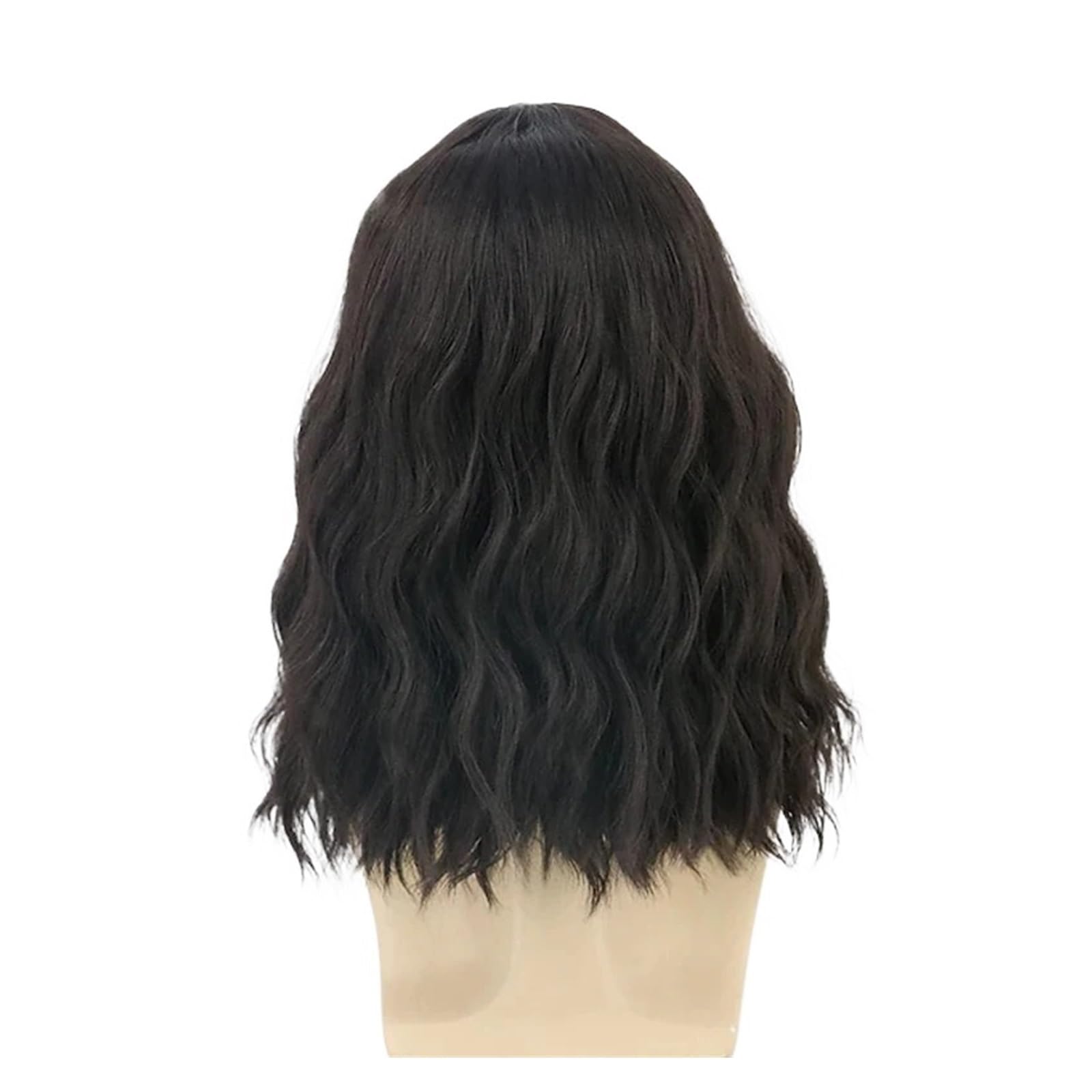 1pc pelucas de pelo sintético hombres negro corto rizado divertido for peluca hombre