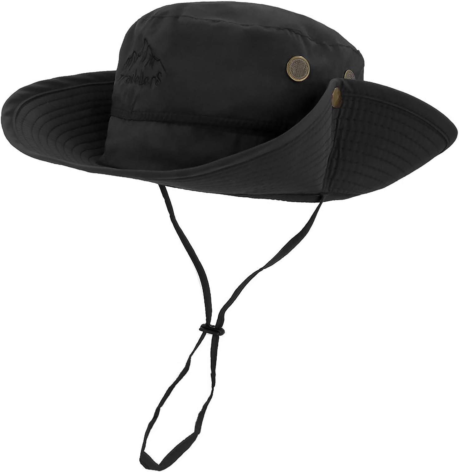 Outdoor Waterproof Boonie Hat Wide Brim Breathable Hunting Fishing Safari Sun Hat