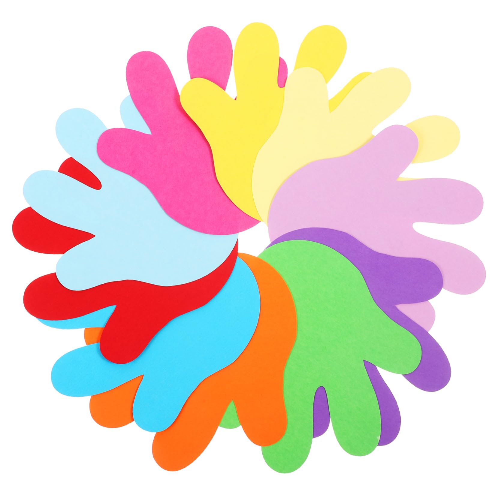 50 Découpes Papier Mural Enfant - Déco Classe Et Bricolage - Art Mural Coloré Pour Tableaux Et Scrapbooking