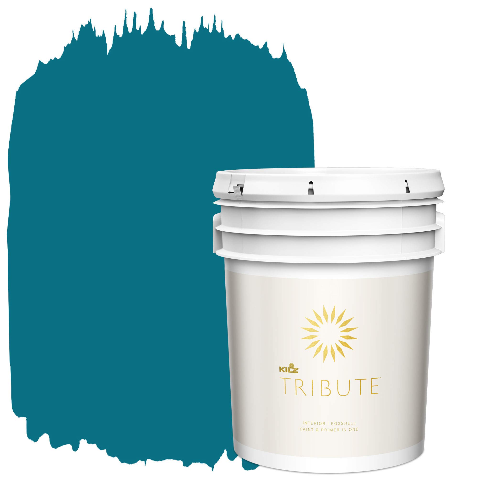 KILZ TRIBUTE Paint & Primer, Interior, Color Sample, June Gloom, 8 Ounces