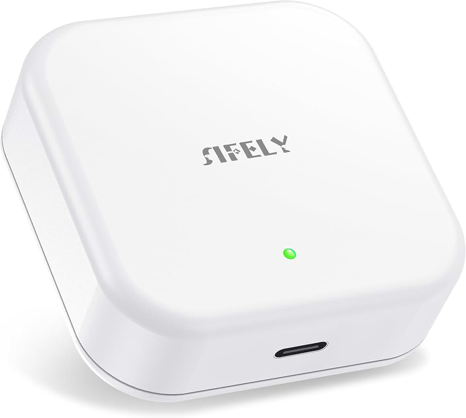 Smart Lock Wi-Fi Gateway - Remote Access Hub for Sifely Smart Door Lock, Works with App & Alexa (Model G2, Supports 2.4G Wi-Fi Only)