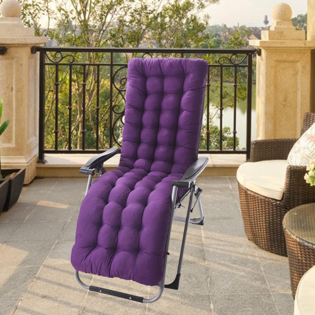 Coussin épais pour Fauteuil Inclinable, Tapis de Chaise Haute, Coussins de Chaise Longue, Décorations D'intérieur et D'extérieur, Violet B