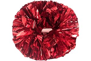 Lovecheer Cheerleading Pom Poms with Baton Handle (Set of 2)