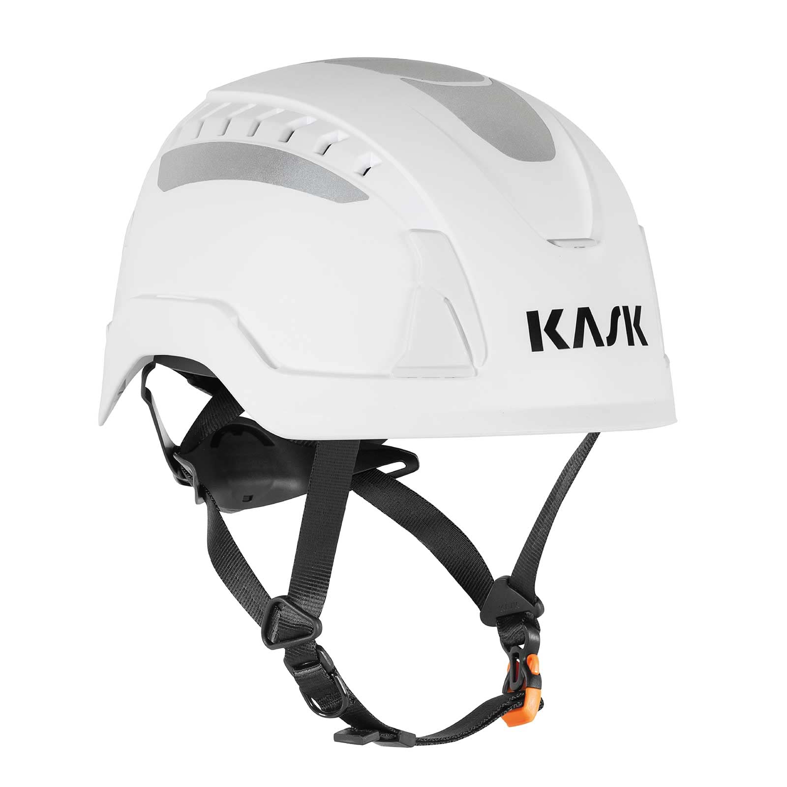 KASK Primero Air Hi-Viz - Casco de trabajo, rueda giratoria, 14 canales de ventilación, reflectante, según EN397 y EN50365