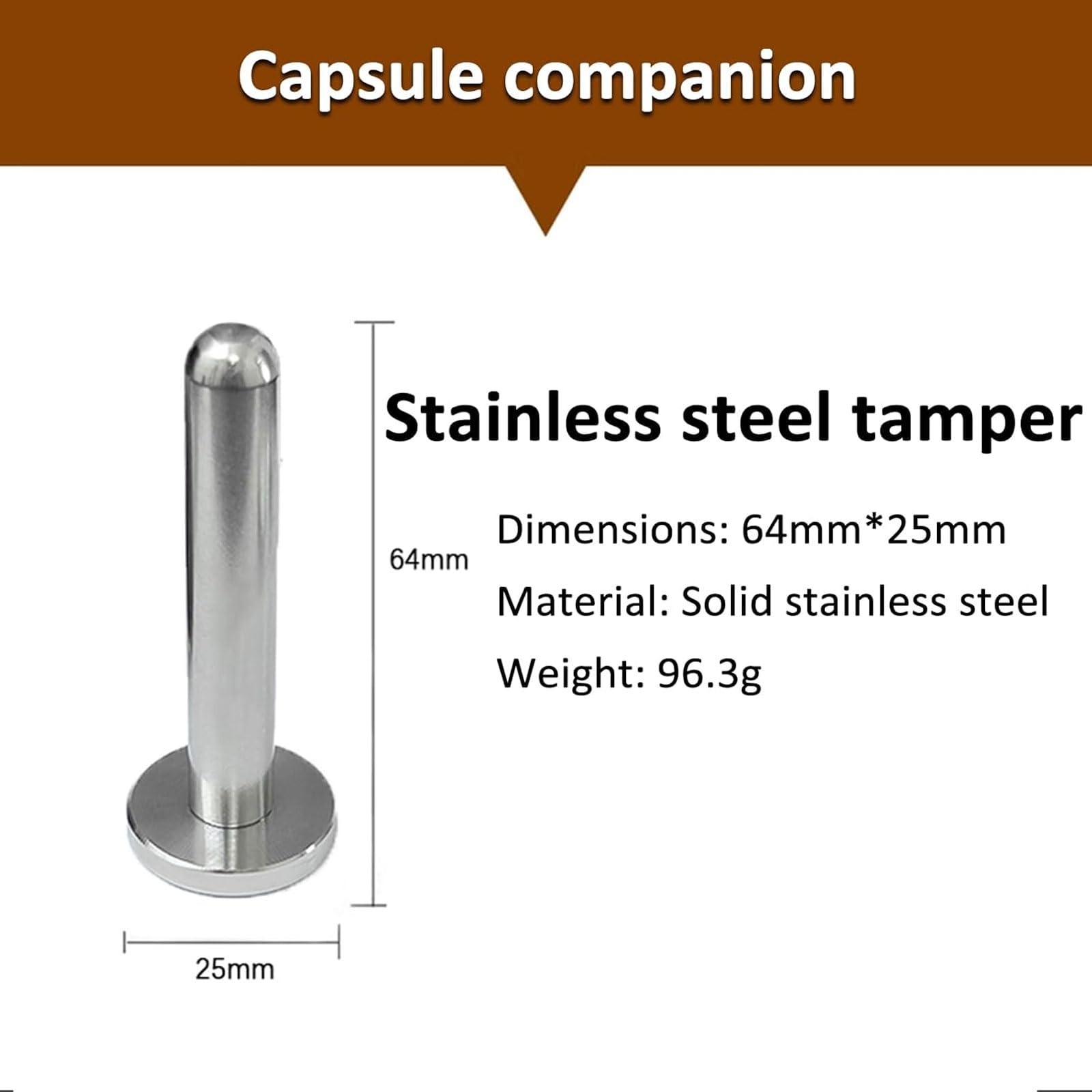 JOSBY Máquina selladora de cápsulas de café casera, con 100 cápsulas y láminas de Aluminio y Prensa de Acero Inoxidable, Capacidad para cápsulas de 5-6 g, para el hogar y cafeterías