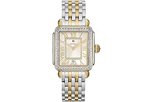 Exquisite Michelle Deco Madison Ladies Watch: Shimmering Symphony of Diamonds and Two-Tone Elegance