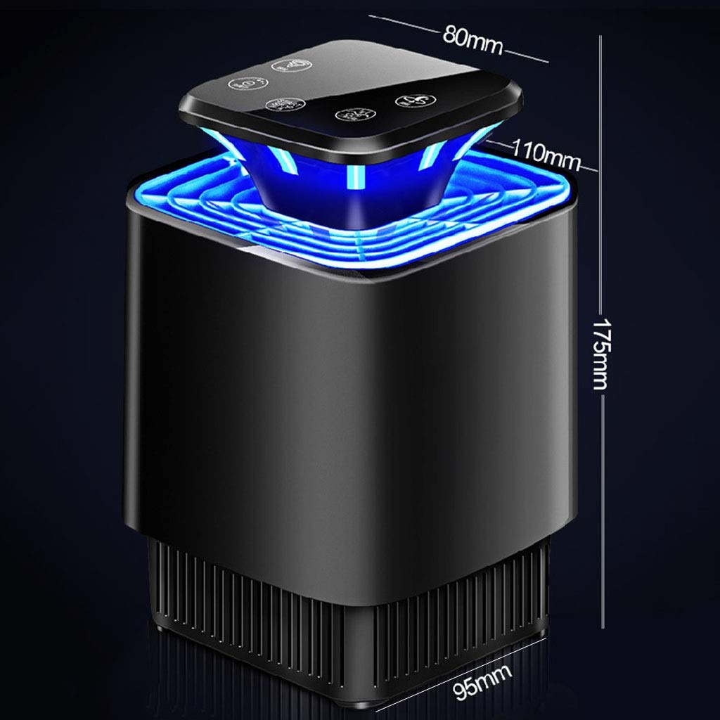 FAXIOAWA Trampa para Mosquitos, lámpara para Mosquitos, USB silencioso para Interiores, hogar, Cocina, Dormitorio, luz para Matar Insectos, lámpara LED para Matar Mosquitos