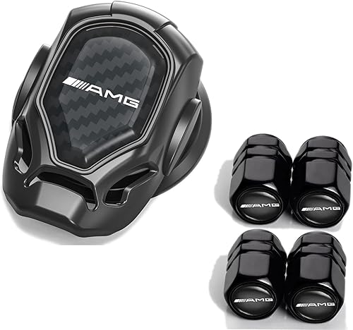 Cubierta para botón de arranque y parada de motor de automóvil con tapas de válvula de neumático de automóvil para Mercedes Benz AMG Auto Encendido