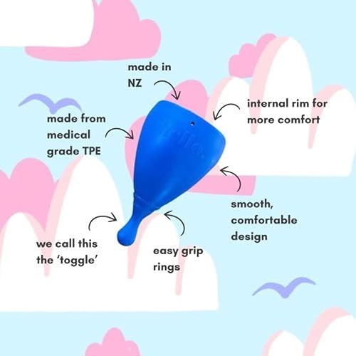 Miniatura 2 de Hello Period Cup High Cervix Menstrual Cup Alternativa flexible y reutilizable galardonada a almohadillas y tampones Higiene femenina sostenible