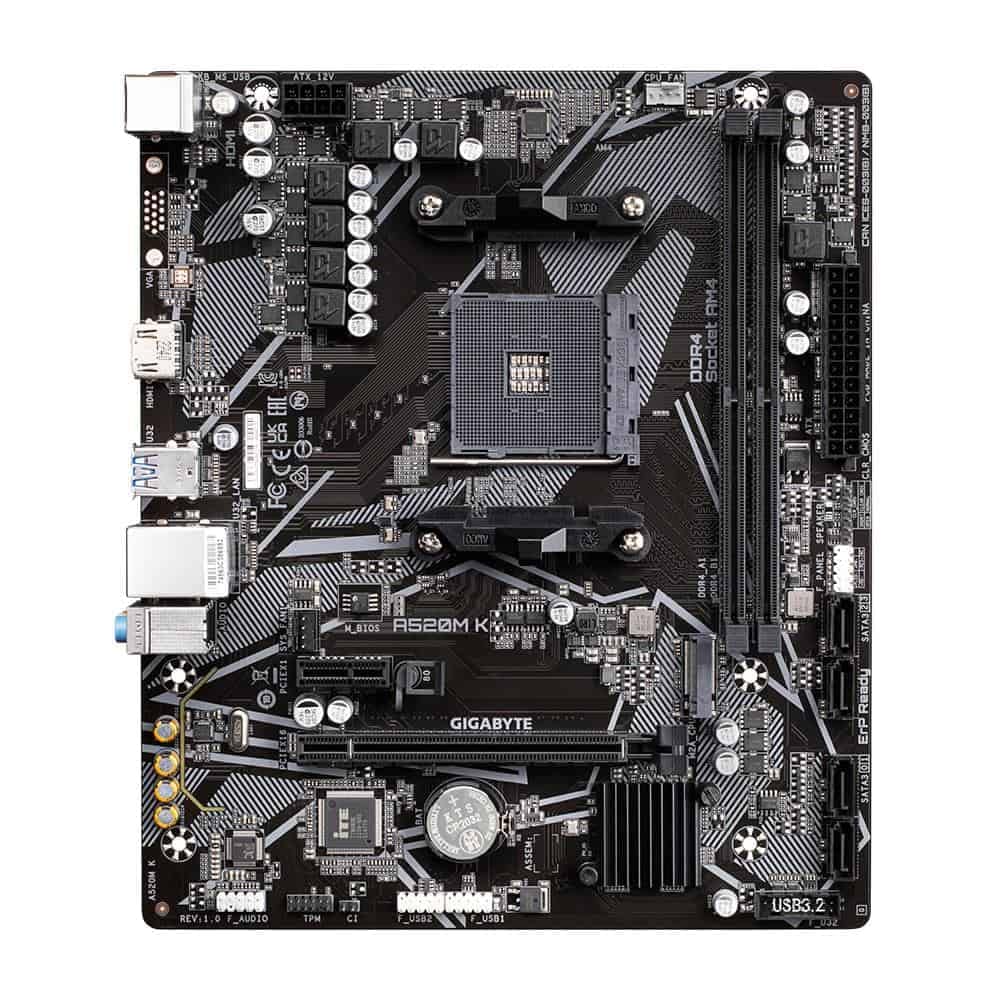 MB GBT AMD AM4 A520M K