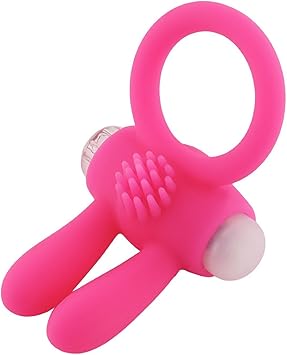 tracy S Dog – Vibrador de conejo Anillo de pene de silicona ...