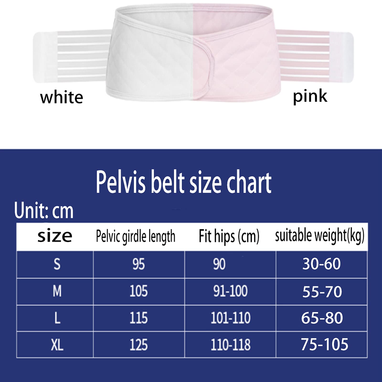 pas do korekcji miednicy hip up kobiety ergonomiczny wygodny i oddychający po porodzie brzuch talia trenażer podnośnik brzuch body shaper pasy, biały, xl