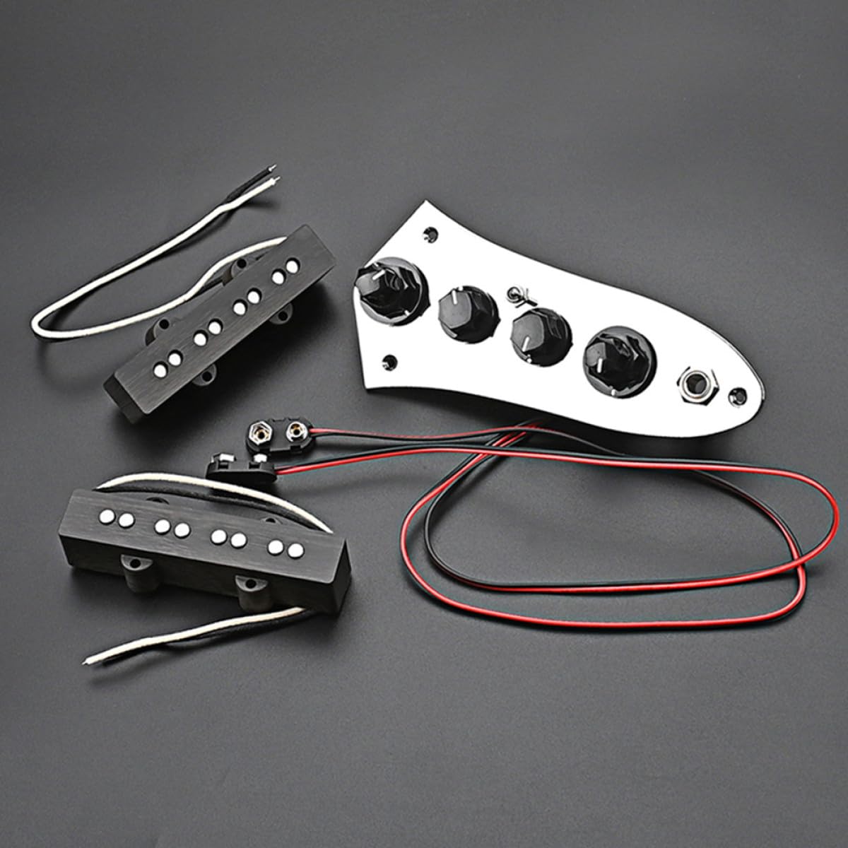 Jb Bass Humbucker Pickup Satz 4 saiter Bass Tonabnehmer Metall Kompakt Leicht Zubehör Musikinstrumente Ersatzteile
