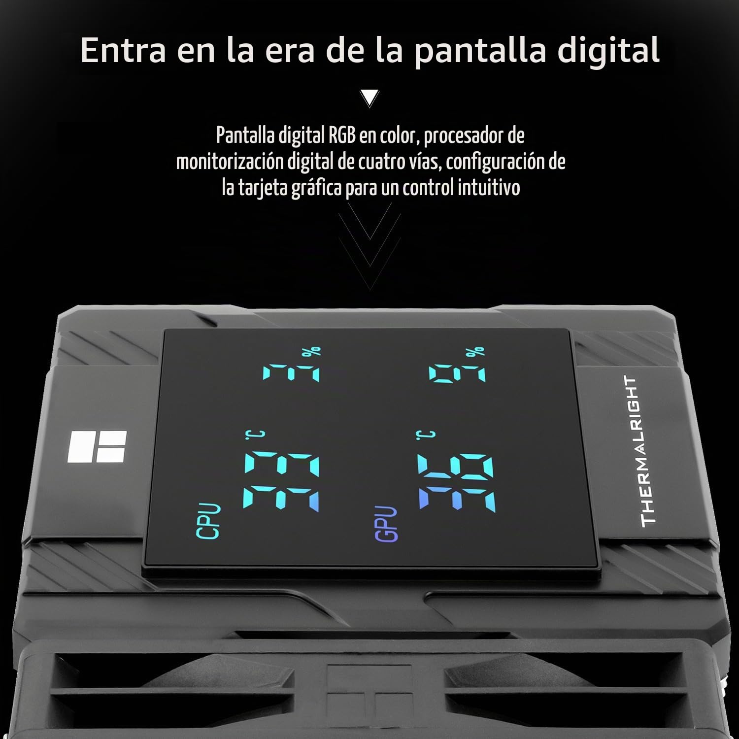 TR Peerless Assassin 120 Digital Black - Enfriador de CPU para ordenador con 6 tubos de calor, para AM4/AM5, Intel LGA1700/1851/1150/1151/1200
