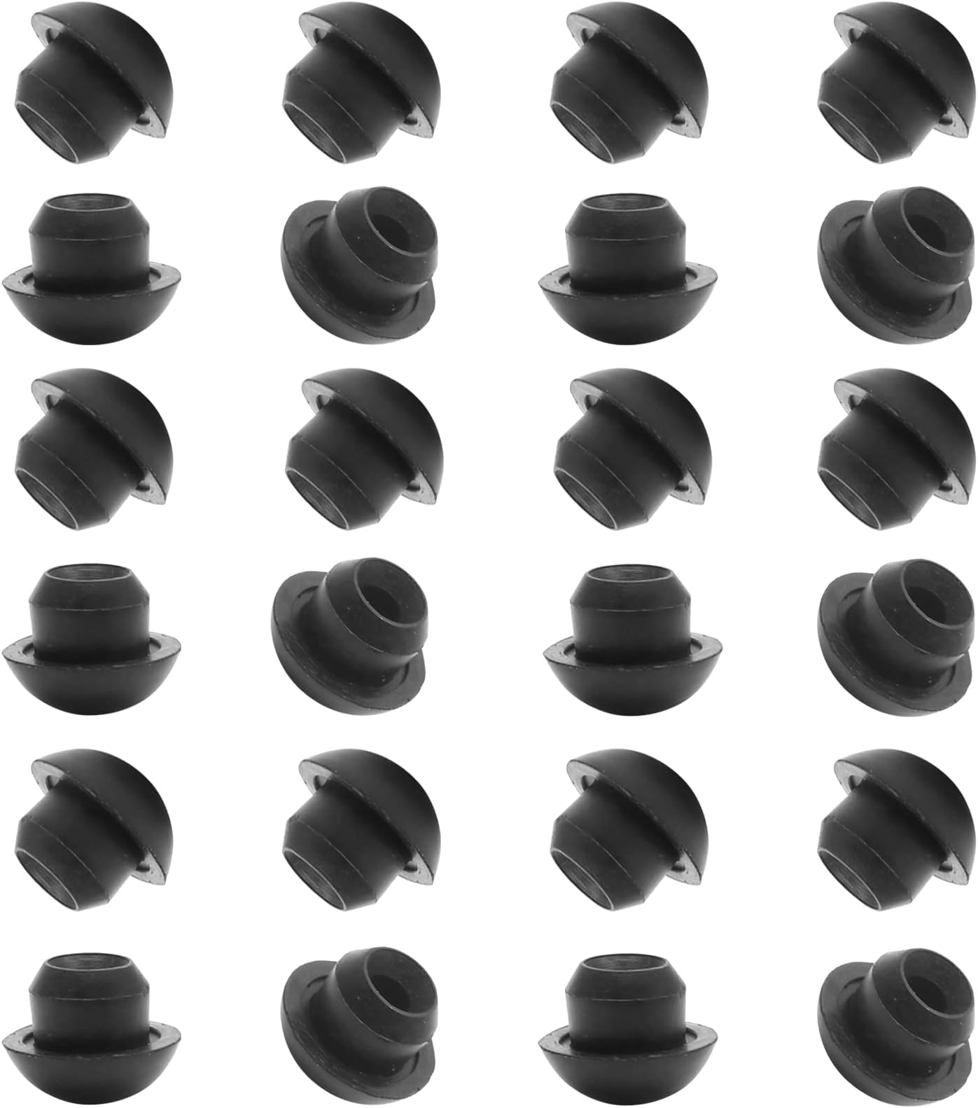 Suiwotin 12PCS 8mm (5/16") Floor Bottle Jack Plugs Black