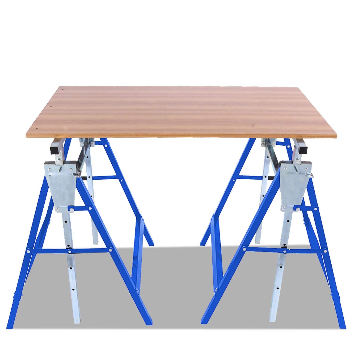 Cavalletti telescopici per ponteggi regolabili in altezza 80-130 cm metallo portata massima set di 6