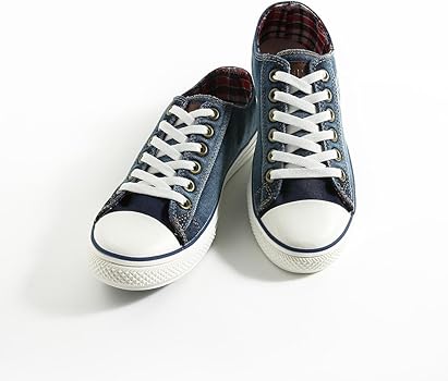 Cordones Planos para Zapatillas, Cordones Planos para Sneakers - Económicos, 8mm de Ancho, 29 Colores 14 Longitudes a Elegir, 1 Par o 2 Pares3