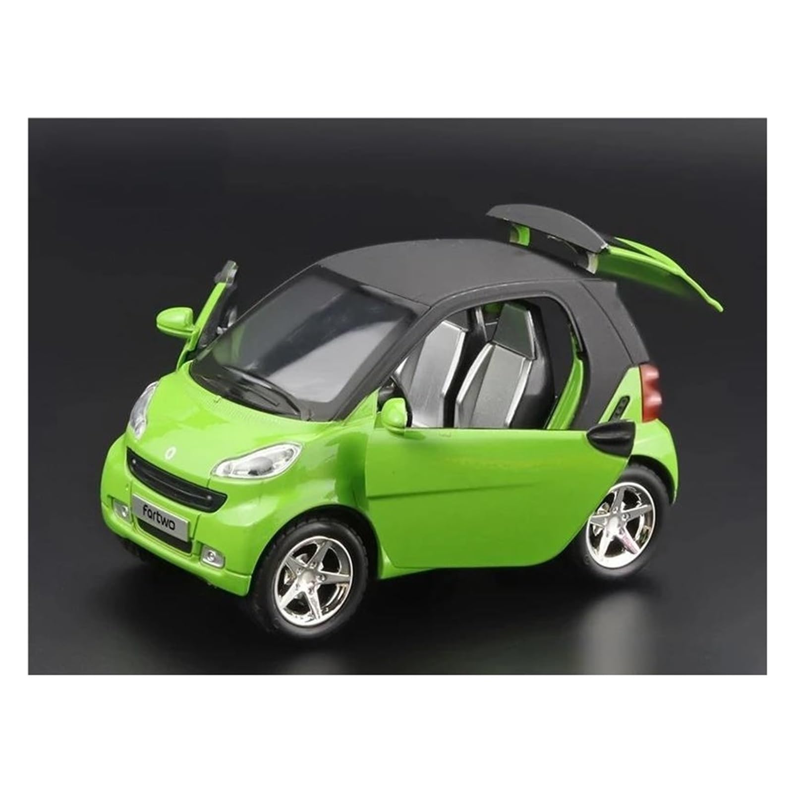 Modello di Auto Decorativo 1:32 for Miniature Smart Modello di Auto in Lega pressofusa Adatto for Collezione di Decorazioni Modello Regalo for Feste per la Decorazione(Green)