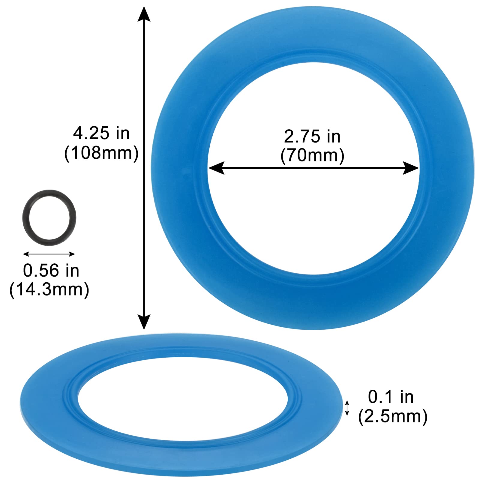 2 Pack 73011110070A Flush Valve Seal Kit For American