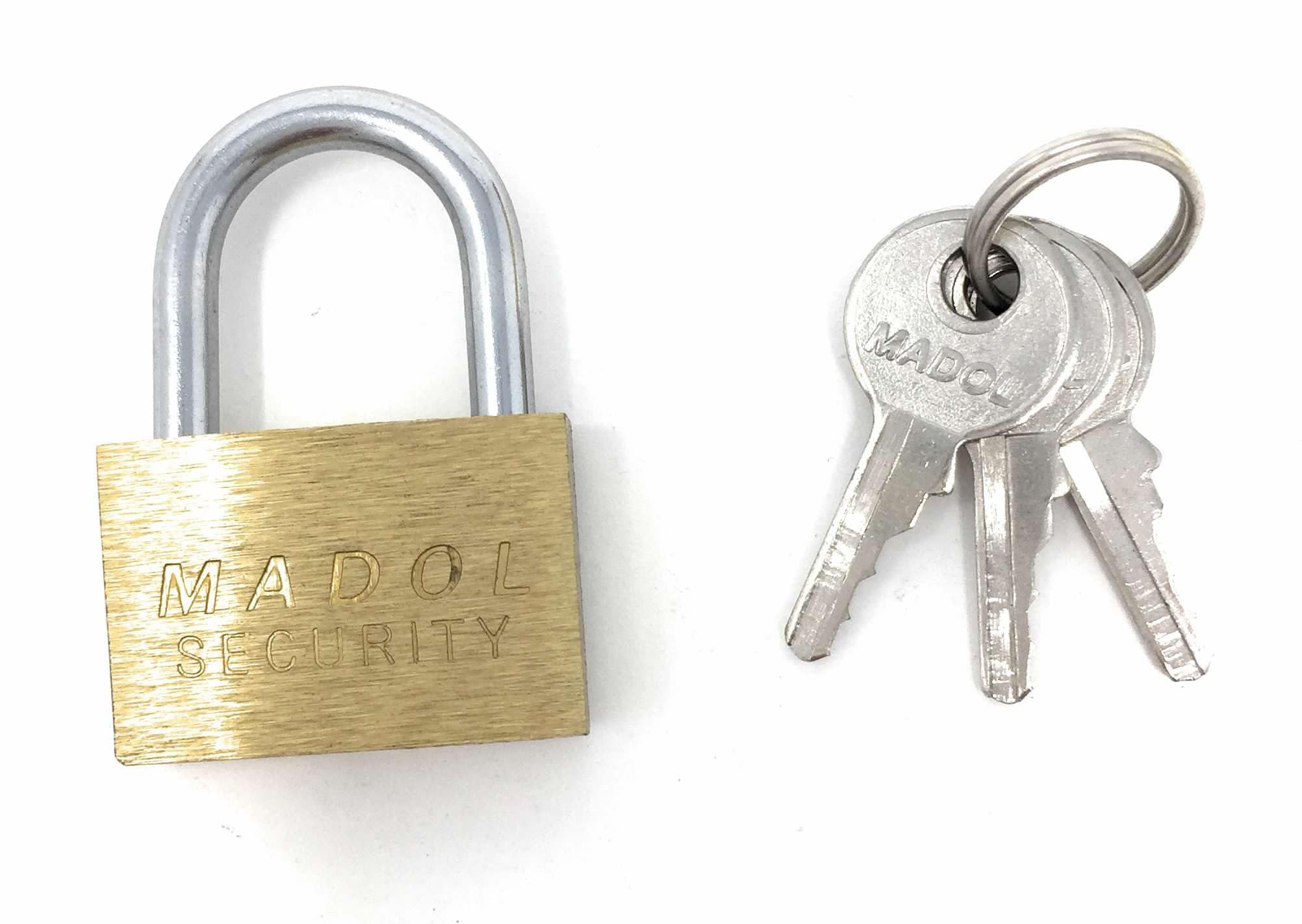 25mm Small Mini Brass Padlock with Brass Chromed Keys Pack of 6