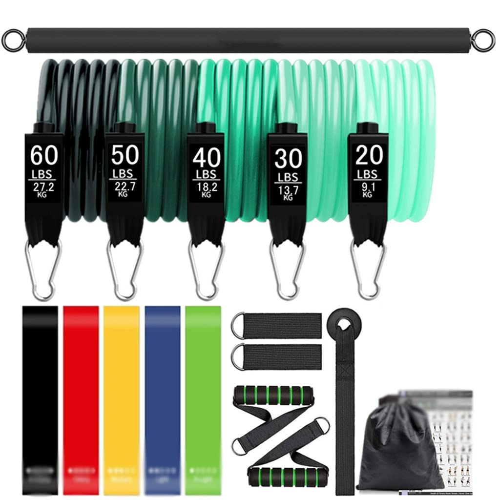 Resistance Band Set Extender Yoga Pilates Exercise Fitness Equipment Home Latex Elastic Band Fitness Color A Size One