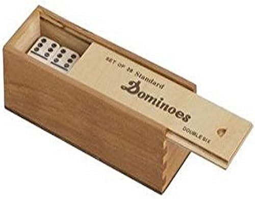 StealStreet ss-cqg-2408W color crema doble 6estándar azulejos dominó en caja de madera