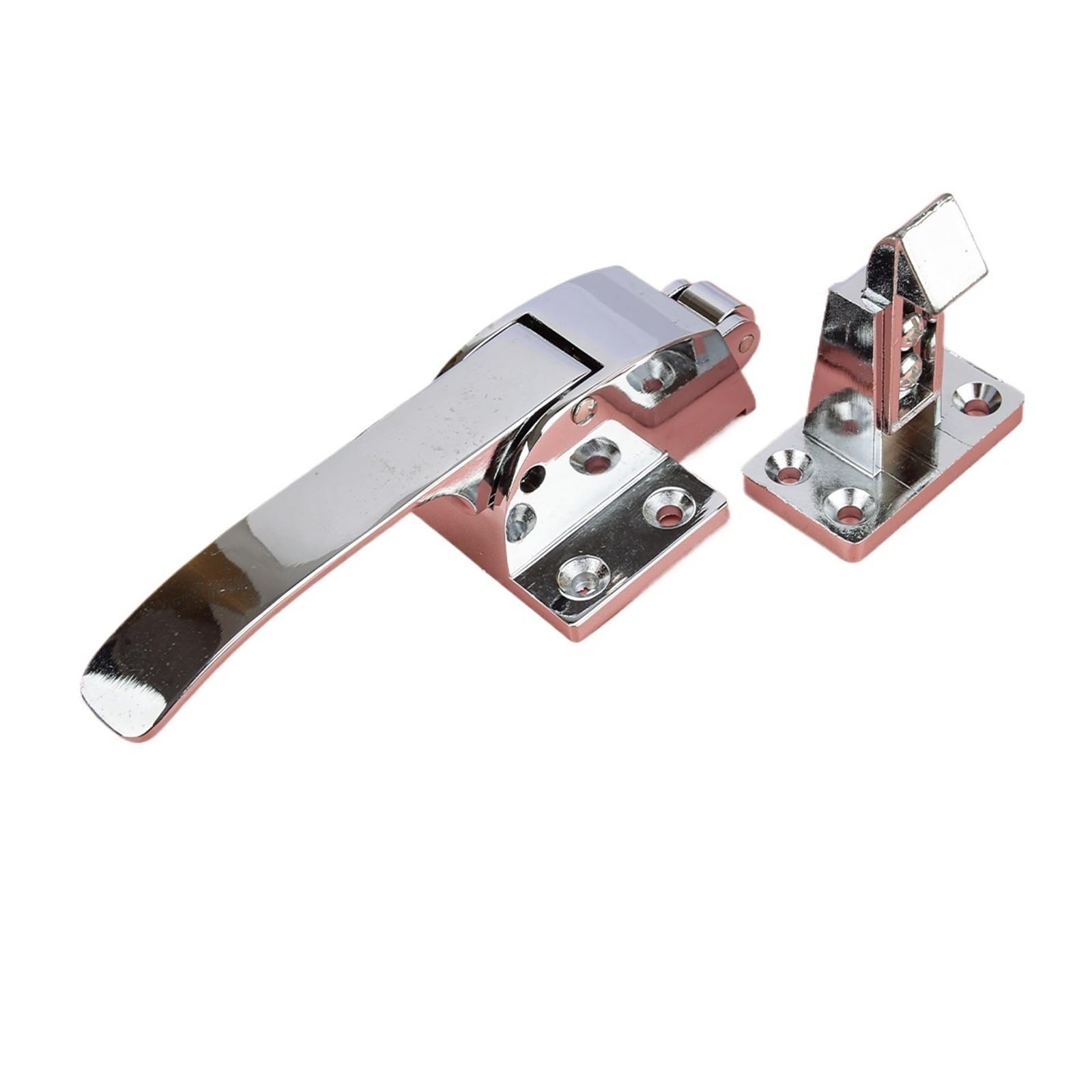 Genterun A Djustable Spring Loaded Walk In Freezer Cooler Door Latch Pull Handle Grip Fit For Business-Use Ovens Freezers Refrigerators