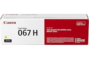 Canon 067 Yellow Toner Cartridge - High-Capacity Essential for Vivid Prints