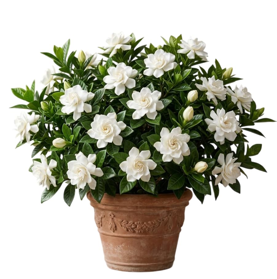 Frostproof Jasmine Live Plant 4-6 Inch Tall Sweet Fragrant White Blooms Jasmine Vine Plant for Homr Garden