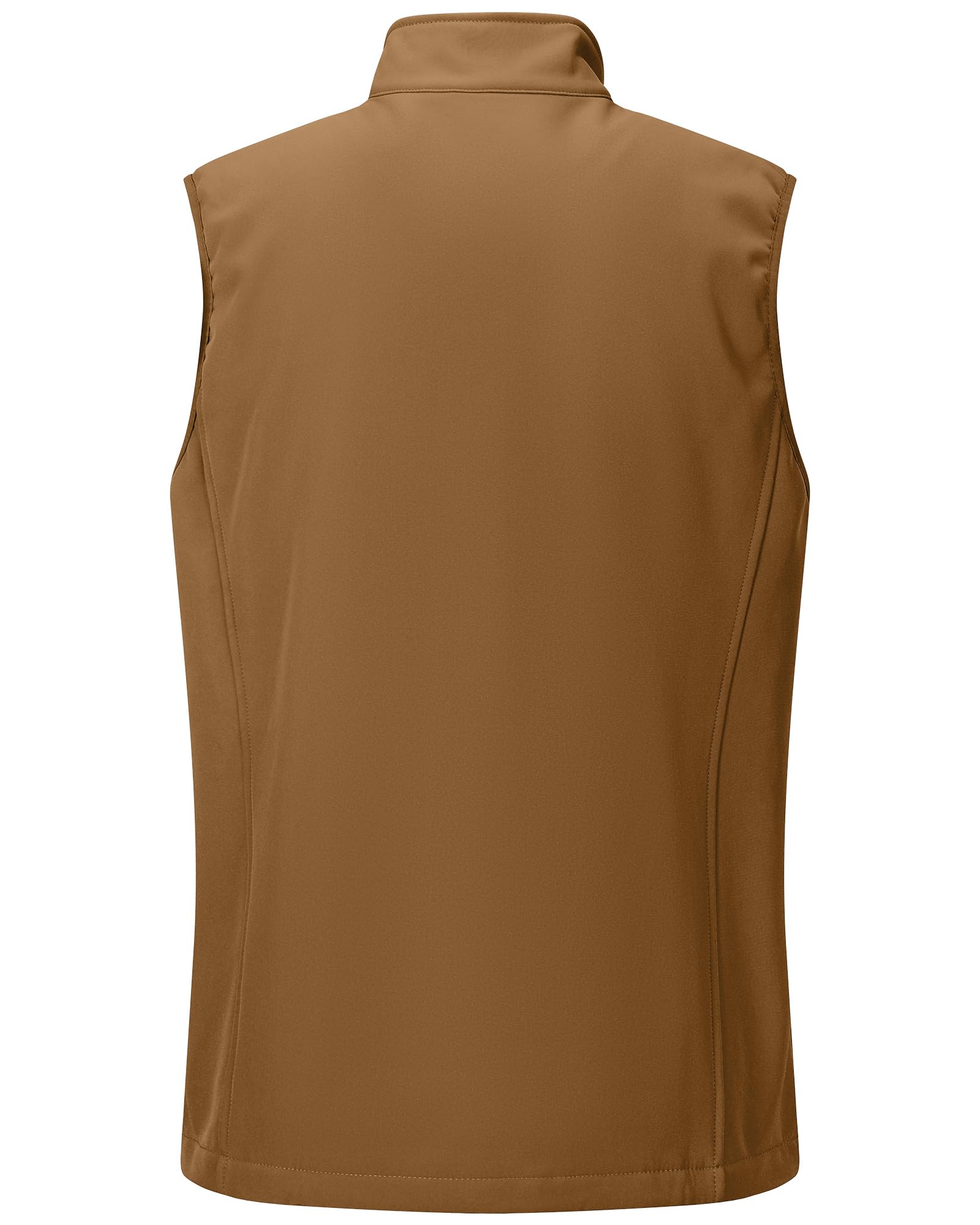 Outdoor Ventures Gilet da corsa da uomo, leggero, antivento, foderato in pile, Softshell, senza maniche, per golf